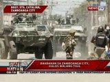 Ilang komunidad sa Zamboanga City, nagmistulang ghost town kasunod ng paglikas ng mga residente