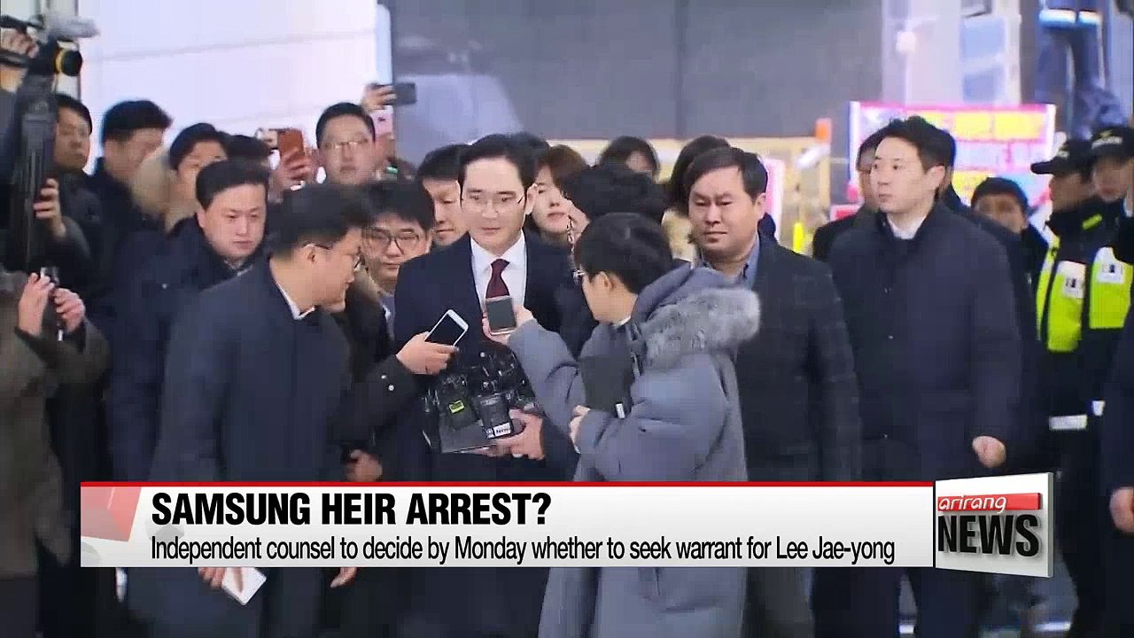 Independent Counsel to decide on arrest warrant for Lee Jae-yong on Monday
