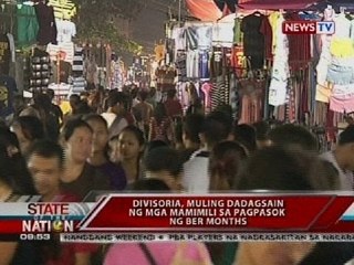 SONA: Divisoria, inaasahang dadagsain ng mga mamimili sa pagpasok ng Ber months