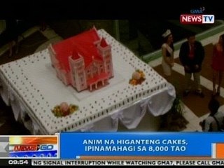 NTG: 6 na higanteng cakes, ipinamahagi sa 8,000 tao sa Baguio City