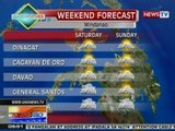 NTG: Panahon ngayong weekend sa Mindanao, magiging maulan