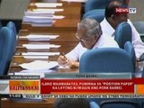 BT: Ilang mambabatas, pumirma sa 'position paper' na layong buwagin ang pork barrel