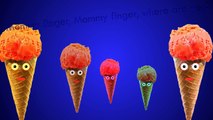 Chocolate Ice Cream Finger Family Songs Daddy Finger Nursery Rhymes
