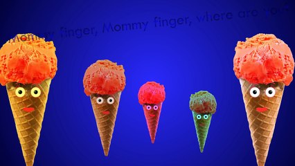Chocolate Ice Cream Finger Family Songs Daddy Finger Nursery Rhymes