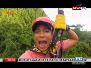 Drew Arellano takes 'The Plunge' in Bohol