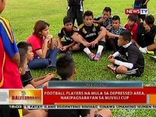 BT: Football players na mula sa depressed area, nakipagsabayan sa Nuvali Cup