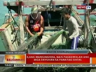 BT: Ilang mangingisda, nais pagbawalan ang mga dayuhan sa Panatag Shoal