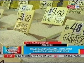 BP: Mga Cebuanong mamimili, ramdam na ang pagtaas ng preyo ng bigas