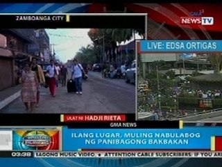 BP: Ilang lugar sa Zamboanga, muling nabulabog ng panibagong bakbakan