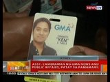 BT: Asst. cameraman ng GMA News and Public Affairs, patay sa pamamaril sa QC
