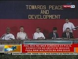 Pag-alis ng mga sundalo at pulis sa Zamboanga, kondisyon ng grupo ni Misuari para matapos ang gulo