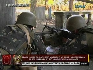 Ilang miyembro ng MNLF na tinangka umanong sumakay ng bangka sa Brgy. Mariki, nakasagupa ang militar