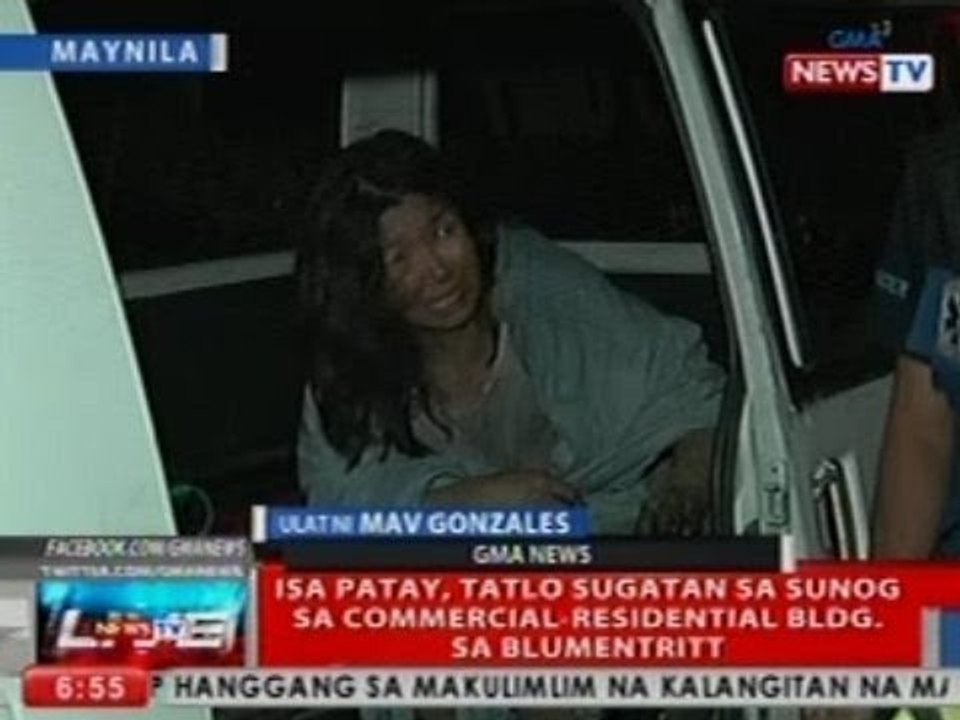 NTVL: 1 patay, 3 sugatan sa sunog sa Blumentritt, Maynila
