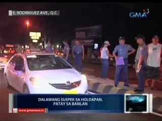Saksi: Dalawang suspek sa holdapan, patay sa barilan sa Quezon City