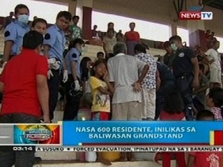 BP: Nasa 600 residente sa Zamboanga, inilikas sa Baliwasan Grandstand