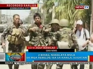 BP: 2 bihag sa Zamboanga, nakalaya sa mga rebelde