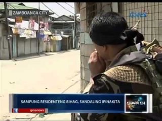 Saksi: Ilang bihag na residente sa Zamboanga City, nagwagayway ng puting tela
