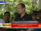 BT: Pangulong Aquino, dumating na sa Zamboanga City