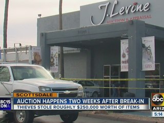 Scottsdale auction house holds auction after New Year’s day robbery