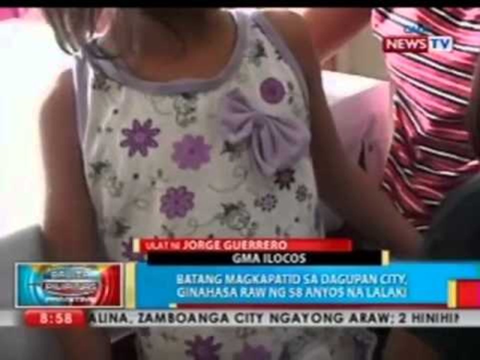 BP: Batang magkapatid sa Dagupan City, ginahasa raw ng 58 anyos na lalaki