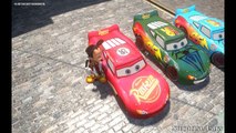Spiderman Frozen Elsa and Mickey mouse having fun with McQueen cars ( games for kid)