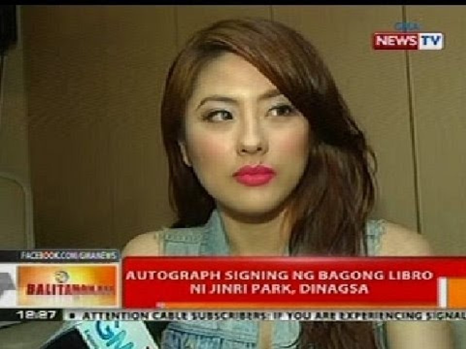 BT: Autograph signing ng bagong libro ni Jinri Park, dinagsa