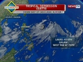 Download Video: QRT: Weather update as of 6:00 p.m. (Sept. 16. 2013)