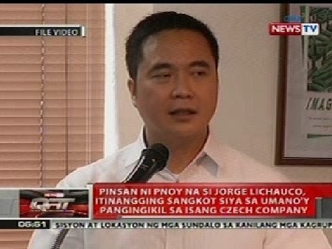QRT: Jose Lichauco, itinangging sangkot siya nsa pangingikil sa isang Czech company