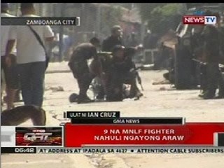 QRT: 9 MNLF fighter sa Zamboanga, nahuli ngayong araw