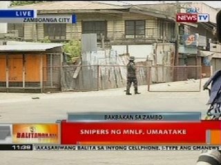 BT: Snipers ng MNLF sa Zamboanga, umaatake