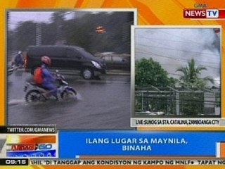 NTG: Ilang lugar sa Maynila, binaha