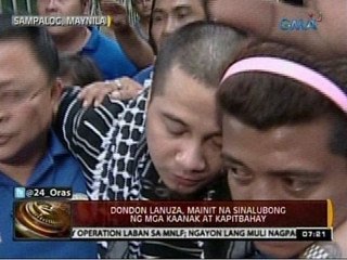24 Oras: Dondon Lanuza, mainit na sinalubong ng mga kaanak at kapitbahay