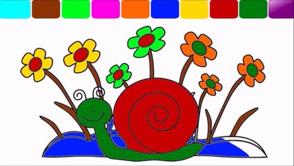 Learning Videos for Toddlers  Different coloring pages - learn colors for kids