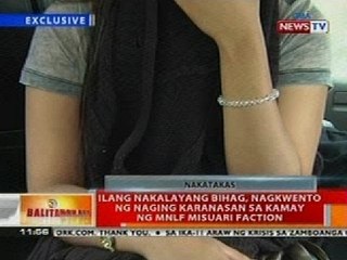 BT: Ilang nakalayang bihag, nagkwento ng naging karanasan sa kamay ng MNLF Misuari faction