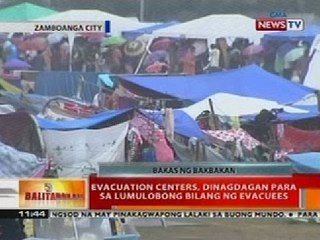 BT: Evacuation centers, dinagdagan para sa lumulobong bilang ng evacuees