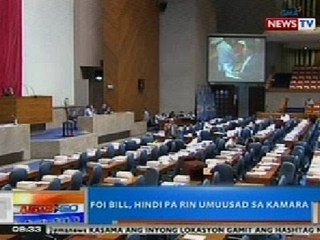 NTG: FOI Bill, hindi pa rin umuusad sa Kamara