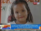 NTG: 6-anyos na babae na na-comatose matapos tamaan ng ligaw na bala sa ulo, pumanaw na