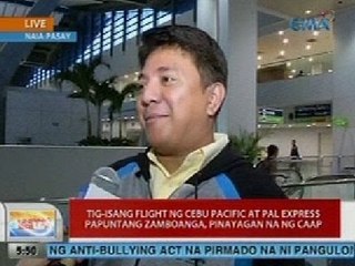 UB:Tig-isang flight ng Cebu Pacific at PAL Express papuntang Zamboanga,pinayagan na ng CAAP (Part 1)