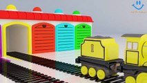 Learn Colors with 3D  Thomas Train for children - Learning Videos for Children -Nursery Rhymes Songs