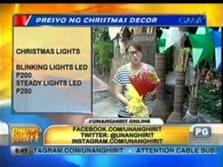 Unang Hirit: Wow Christmas tiangge sa Cubao