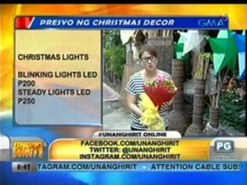 Unang Hirit: Wow Christmas tiangge sa Cubao