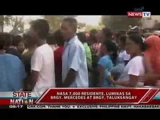 SONA: Bilang ng mga evacuee sa Zamboanga City, umakyat na sa mahigit isandaang libo