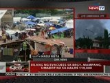QRT: Bilang ng mga evacuees sa Brgy. Mampang, Zamboanga, umabot na sa halos 110,000