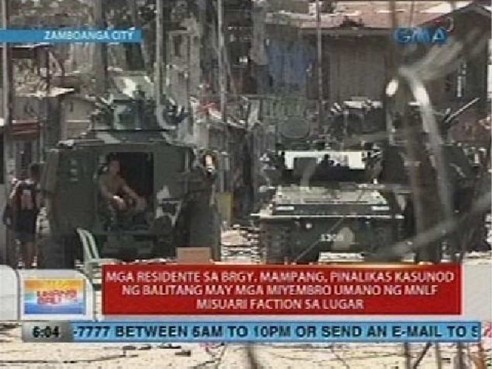 UB: Mga residente sa Brgy. Mampang, pinalikas