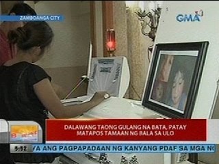 UB: Dalawang taong gulang na bata, patay matapos tamaan ng bala sa ulo