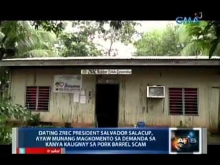 Dating ZREC president , ayaw munang magkomento sa demanda sa kanya kaugnay sa pork barrel scam