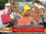 BT: Iba't ibang grupong nananawagang ibasura ang pork barrel, nagtipon ulit sa Luneta