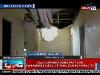 NTVL: Isang pagsabog, naganap sa Bgy. Tetuan, Zamboanga City