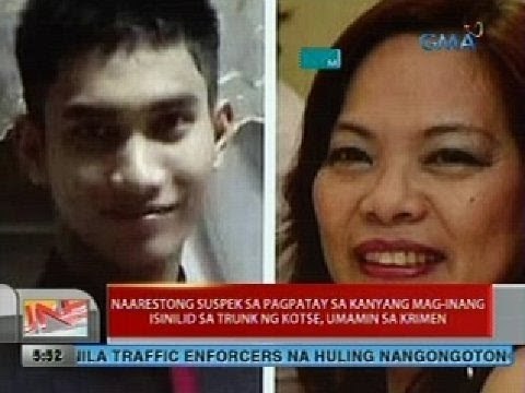 UB: Naarestong suspek sa pagpatay sa kanyang mag-ina, umamin sa krimen