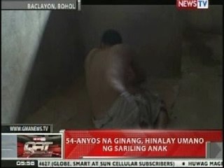 QRT: 54- Anyos na ginang, hinilay umano ng sariling anak